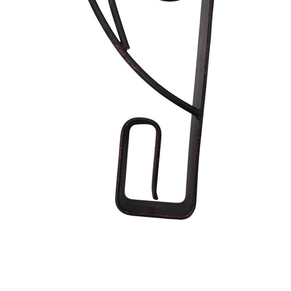 Metal Horse Shelf Brackets Plant Basket Hangers Pair Equestrian Cowboy Ranch - Picture 6 of 6